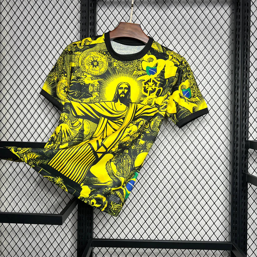 -Brésil maillot Concept 2024 Jaune
