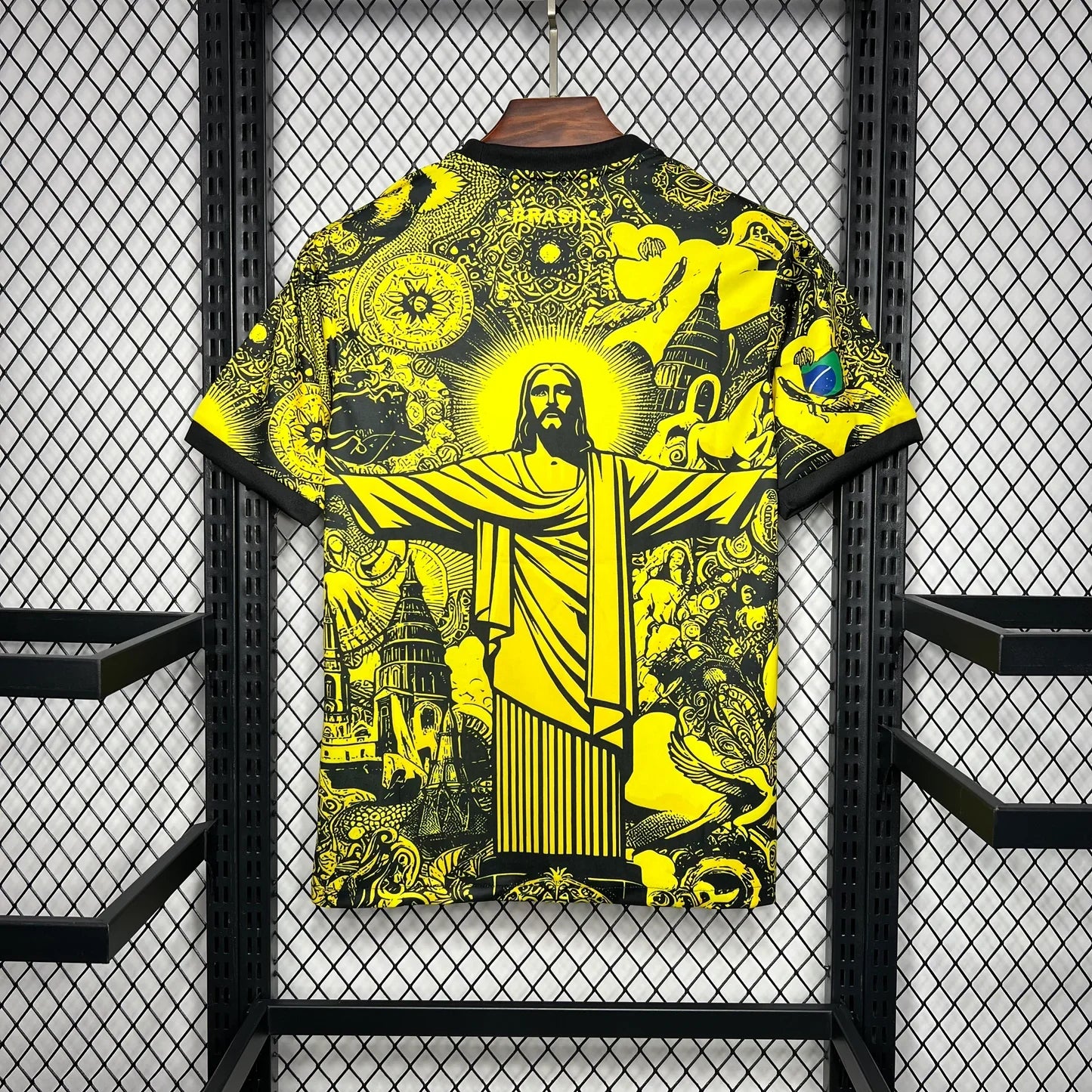 -Brésil maillot Concept 2024 Jaune