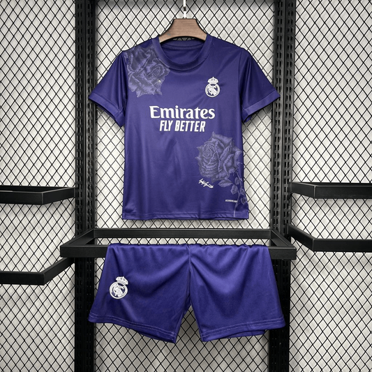 Kit Enfant Real Madrid Y-3 Violet 24/25